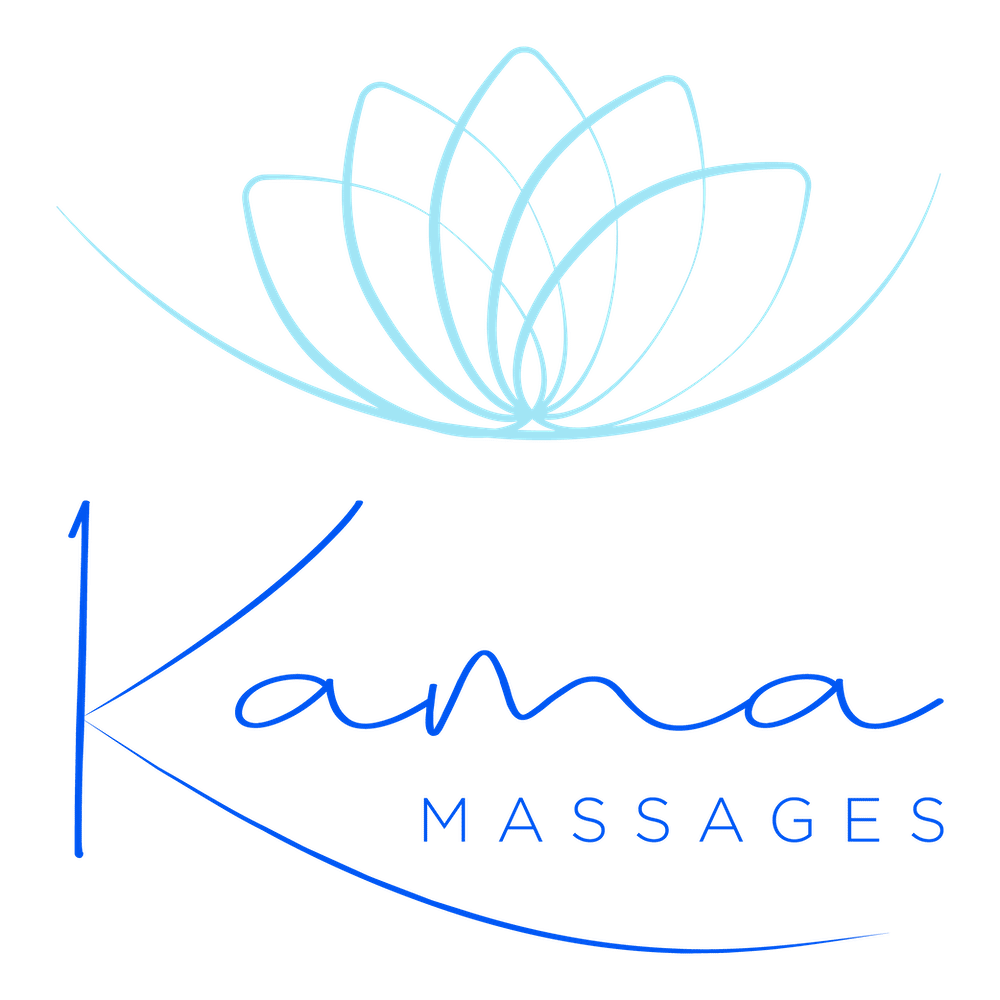 Logo Kama Massages bleu